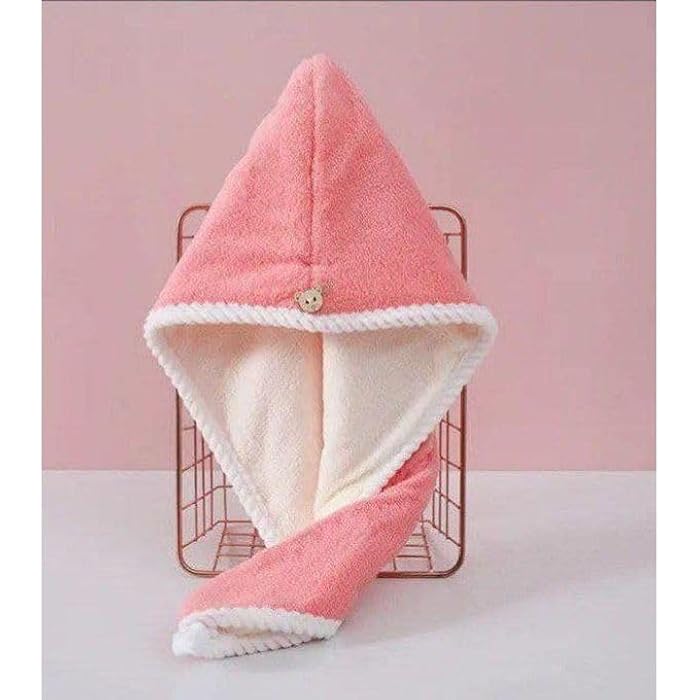 Premium Microfiber Hair Dryer Cap 65x30cm Reduce Frizz and Protect Breakage for All Hair Types Hair Cap - Image 2